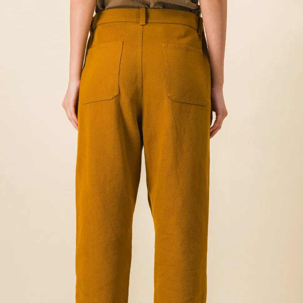 SIXSOEURS - Pantalon Jodie - Ocre