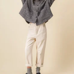 SIXSOEURS - Pantalon Pearl - Ecru