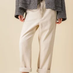 SIXSOEURS - Pantalon Pearl - Ecru