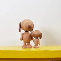 Snoopy en bois de chêne
