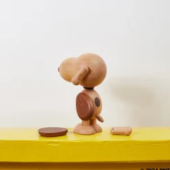Snoopy en bois de chêne