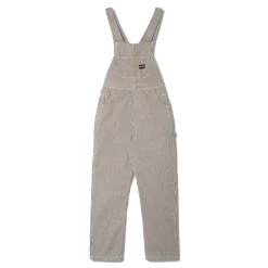 Stan Ray - Salopette Earls Bib - Marron Rayures