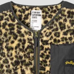 Stan Ray - Veste Fleece Cardigan - Leopard Camo