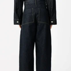 Studio Nicholson - Pantalon en Jean Chalco - Noir