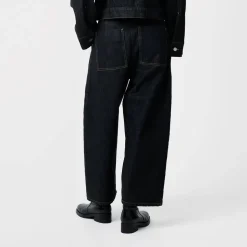 Studio Nicholson - Pantalon en Jean Chalco - Noir