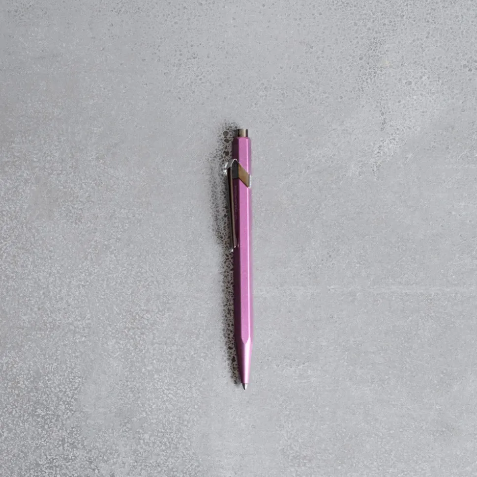 Stylo bille 849 COLORMAT-X - Rose - Caran d'Ache