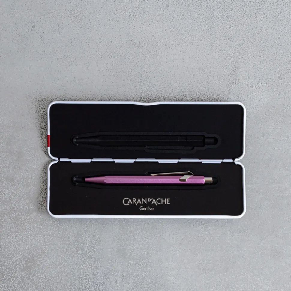 Stylo bille 849 COLORMAT-X - Rose - Caran d'Ache