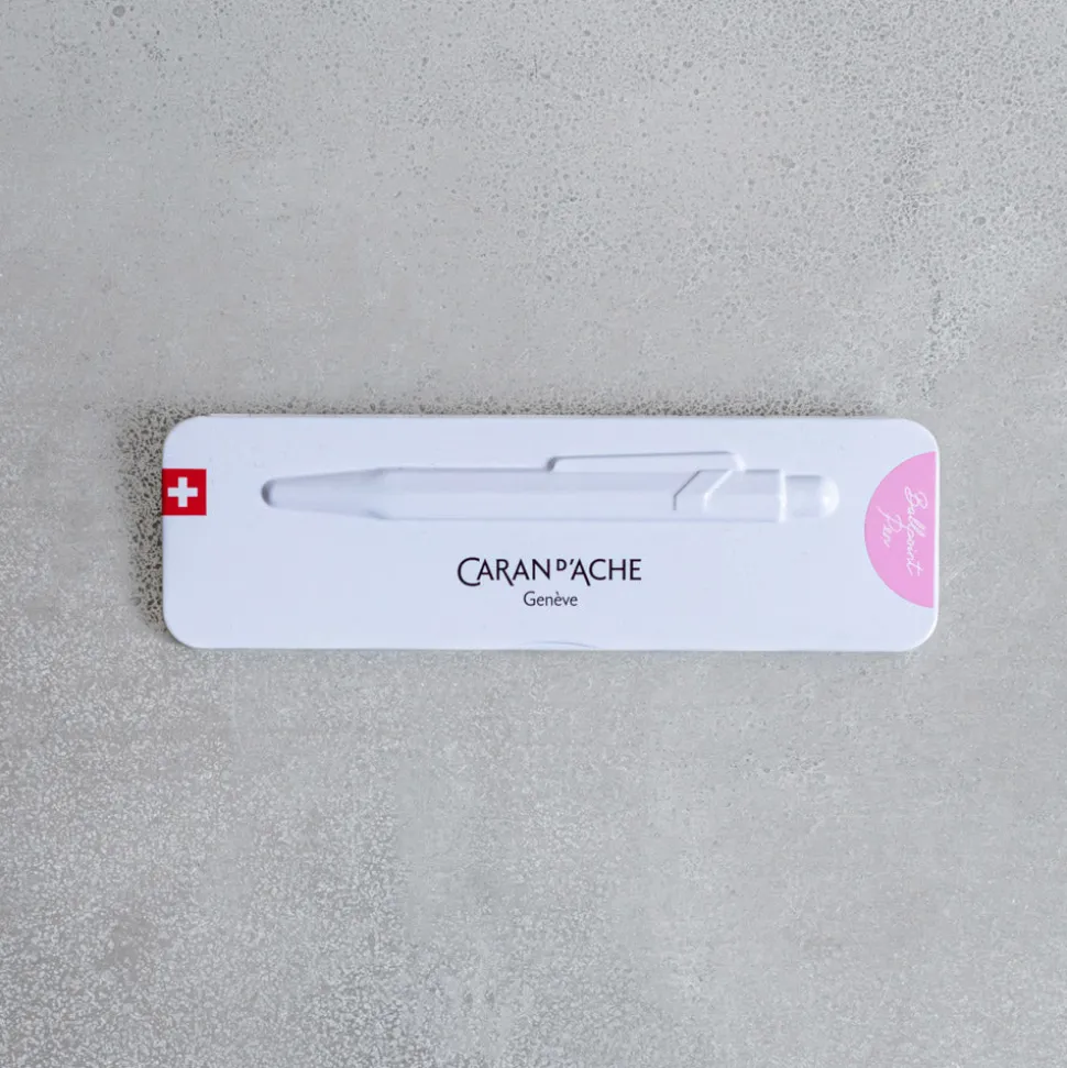 Stylo bille 849 COLORMAT-X - Rose - Caran d'Ache