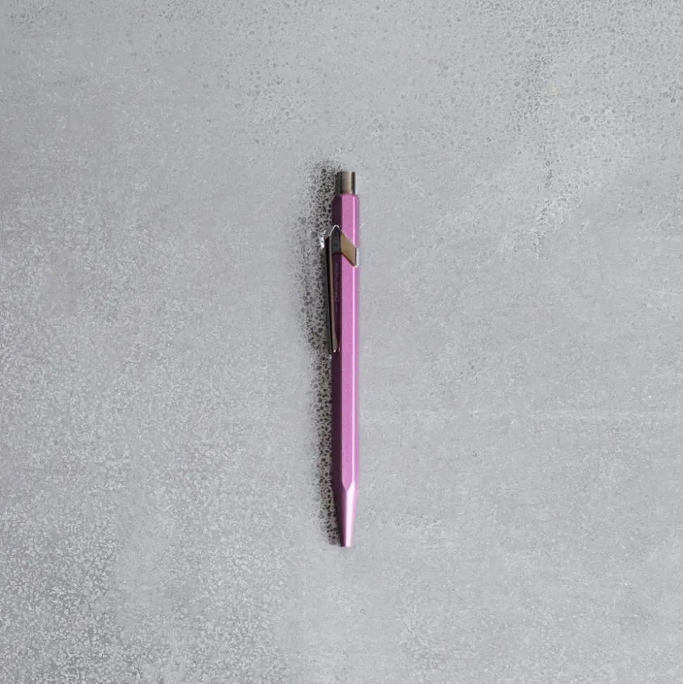Stylo bille 849 COLORMAT-X - Rose - Caran d'Ache