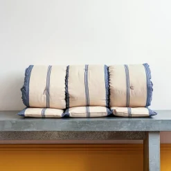 Sur-matelas - Rayures Bleu Epaisses