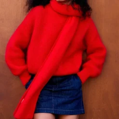 Surprise - Écharpe Mohair Donna - Rouge