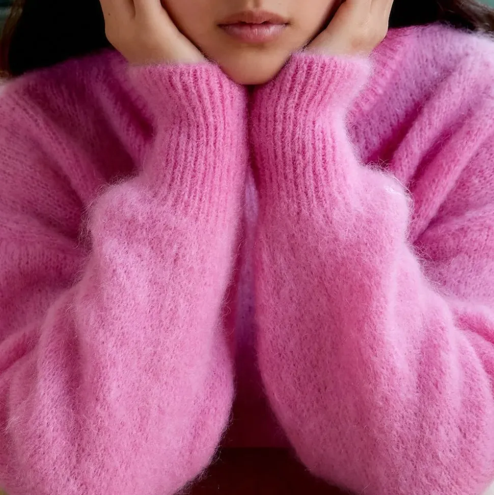 Surprise - Pull Mohair Jane - Rose