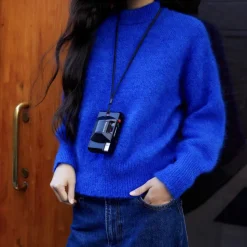 Surprise - Pull Mohair Jane - Bleu