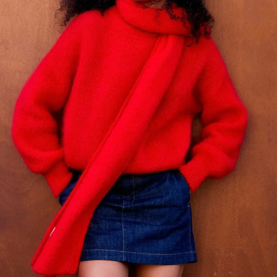 Surprise - Pull Mohair Jane - Rouge