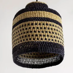 Suspension Dots - Naturel, Bleu, Noir