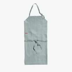 Tablier en lin lavé - Gris Vésuve