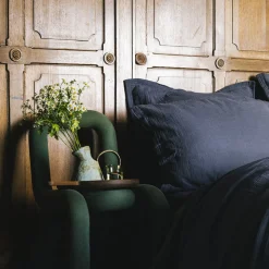 Taie d'oreiller en gaze de coton - Gris Fusain