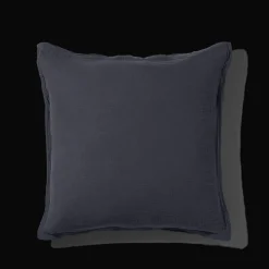 Taie d'oreiller en gaze de coton - Gris Fusain