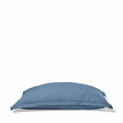 Taie d'oreiller en gaze de coton - Bleu Zinc