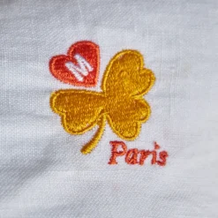 Taie d'oreiller en lin lavé - Trèfle Jaune