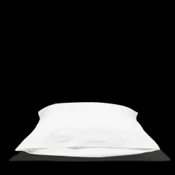 Taie d'oreiller en percale de coton - Blanc Craie