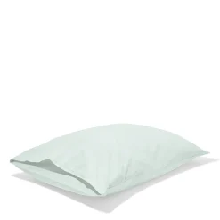 Taie d'oreiller en percale de coton - Bleu d'Eau
