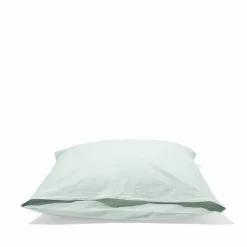 Taie d'oreiller en percale de coton - Bleu d'Eau