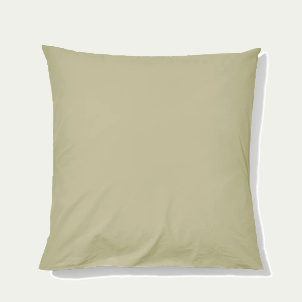 Taie d'oreiller en percale de coton - Vert Sauge
