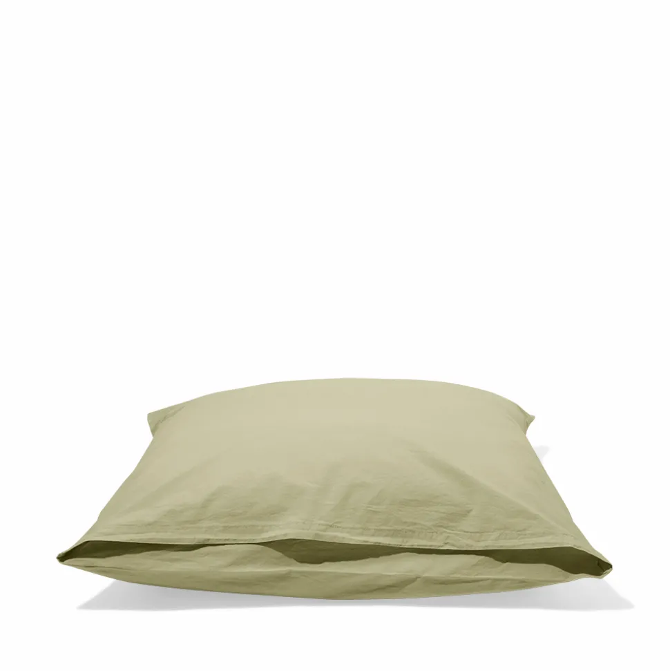 Taie d'oreiller en percale de coton - Vert Sauge