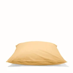 Taie d'oreiller en percale de coton - Jaune Orge