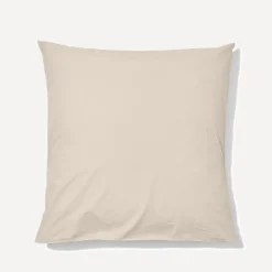 Taie d'oreiller en percale de coton - Beige Dune