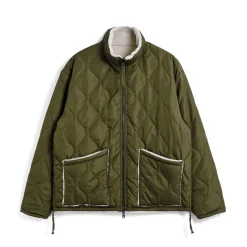 Taion - Veste Military Reversible Down - Olive/Cream