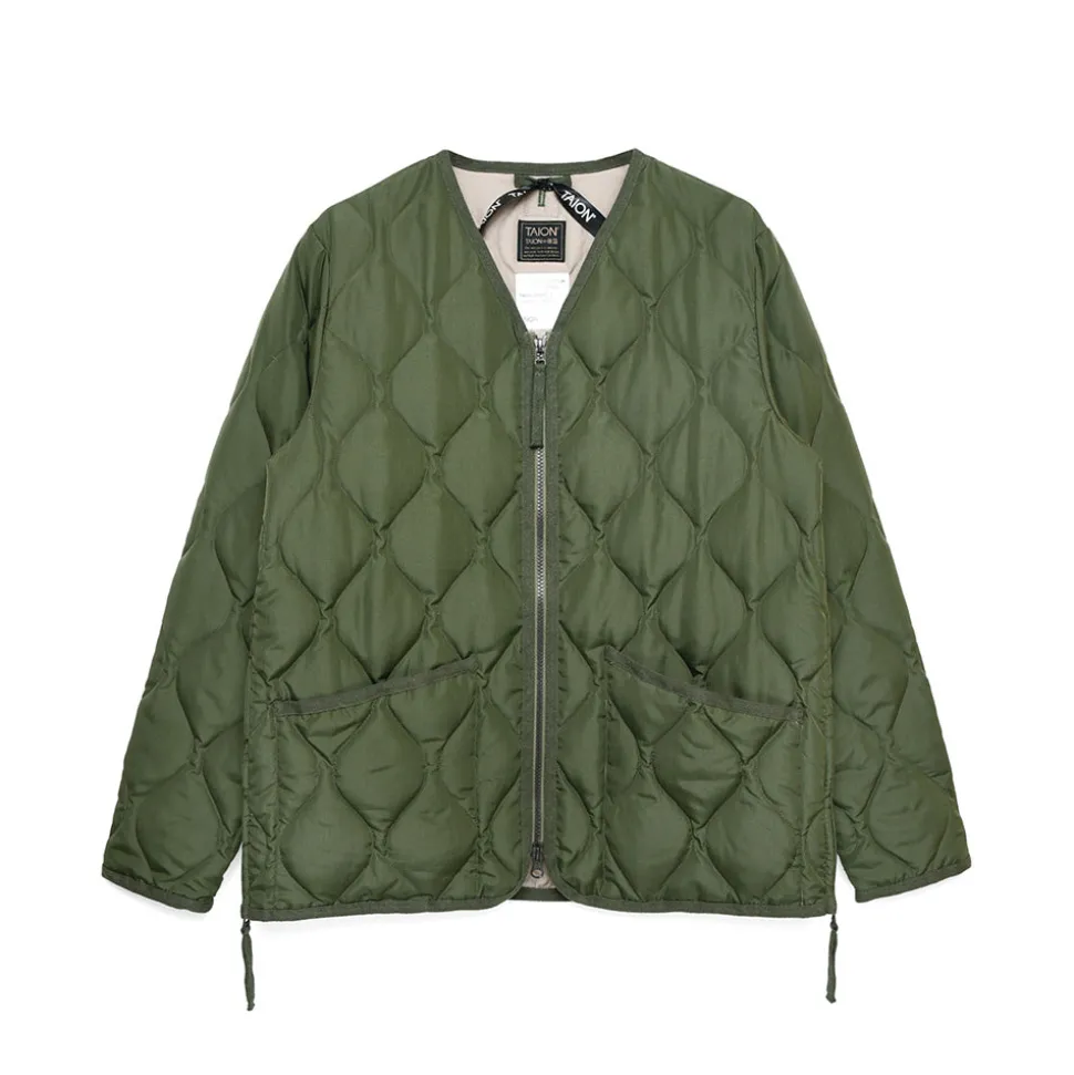 Taion - Veste Military Zip - Olive