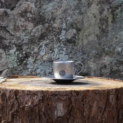 Tasse et soucoupe Vintage Drum