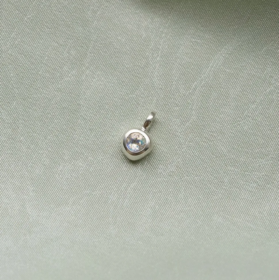 TEN - Pendentif Dipper Charm - Argent Pierre de lune
