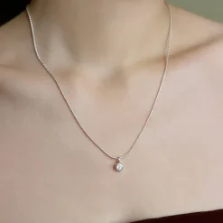 TEN - Pendentif Dipper Charm - Argent Pierre de lune