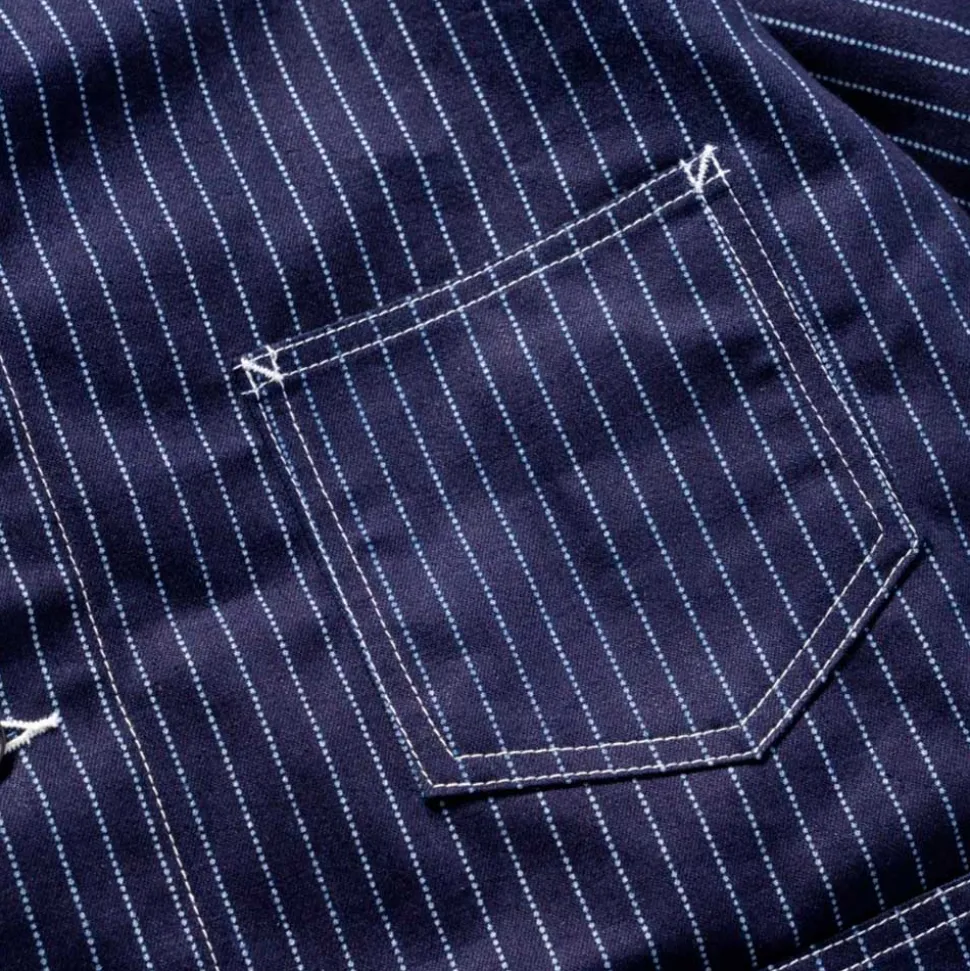 The real McCoys - Veste Wabash Chore - Bleu