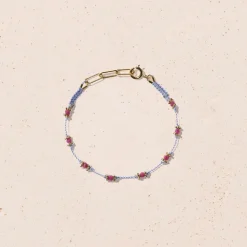 Tityaravy - Bracelet Lotus - Rubis Rose