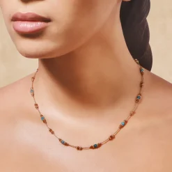Tityaravy - Collier Padma - Marron
