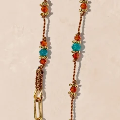 Tityaravy - Collier Padma - Marron