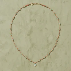 Tityaravy - Talisman Peony Aigue marine - Bleu