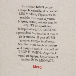 Torchon Merci - Naturel