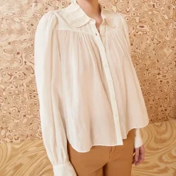 Ulla Johnson - Blouse Rowan - Blanc