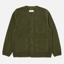 Universal Works - Cardigan à poches - Olive