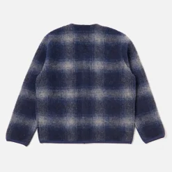 Universal Works - Cardigan à poches - Navy & Grey