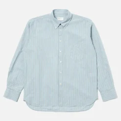 Universal Works - Chemise Lazy Day - Bleu