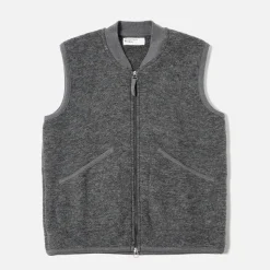 Universal Works - Veste Zip Waistcoat - Gris