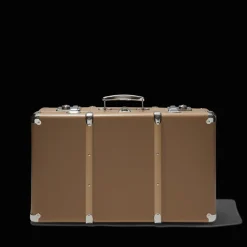 Valise rigide en carton bouilli - Marron