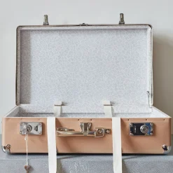 Valise rigide en carton bouilli - Marron