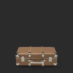 Valise rigide en carton bouilli - Marron